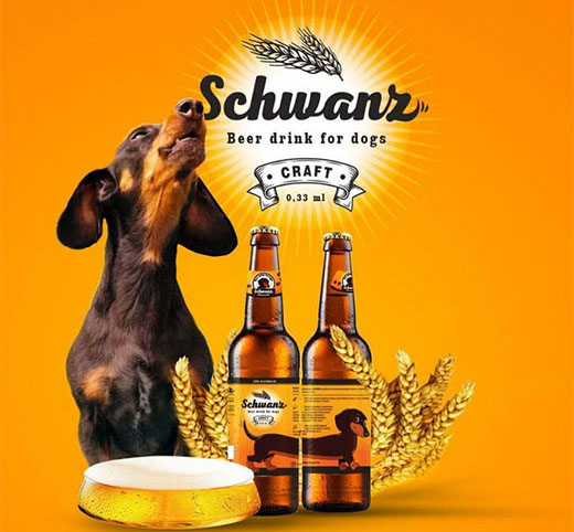 Компания Apicenna представляет пивной напиток для собак Shwanz