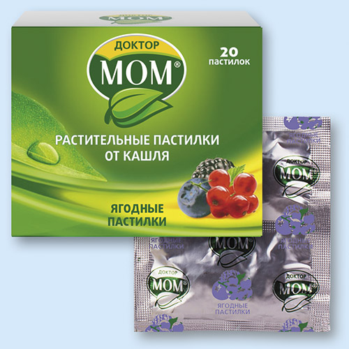 Доктор МОМ растительные пастилки от кашля инструкция по применению ...