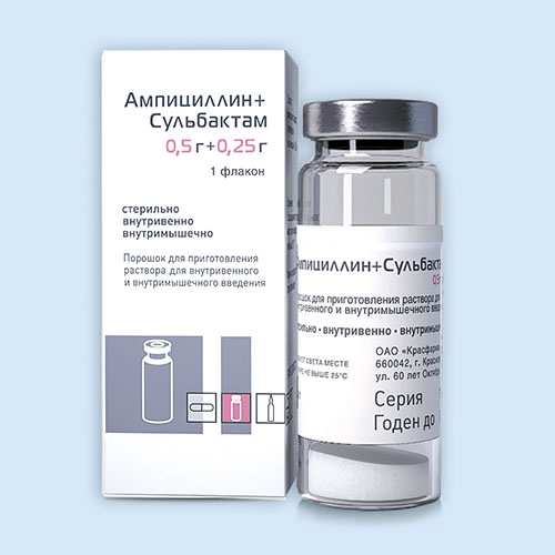 Ампициллин + сульбактам инструкция по применению