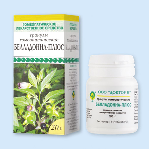 belladonna homeopátia kürt a térdben