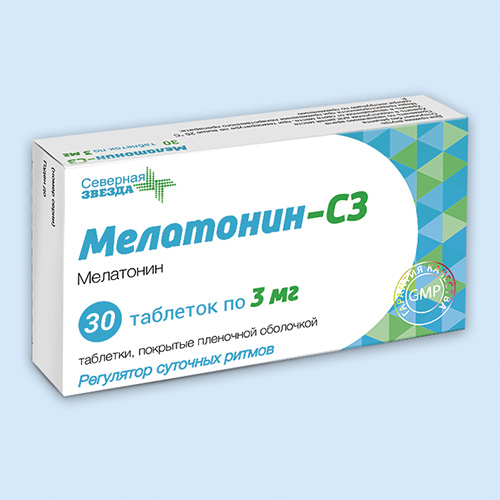 Список препаратов с МЕЛАТОНИН - активное вство MELATONIN в .