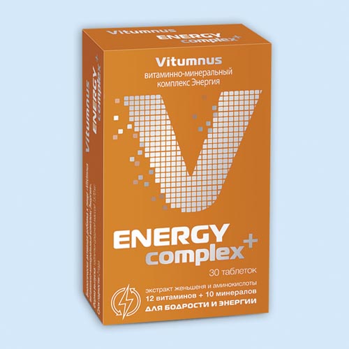 ВитУмнус витаминно-минеральный комплекс Энергия