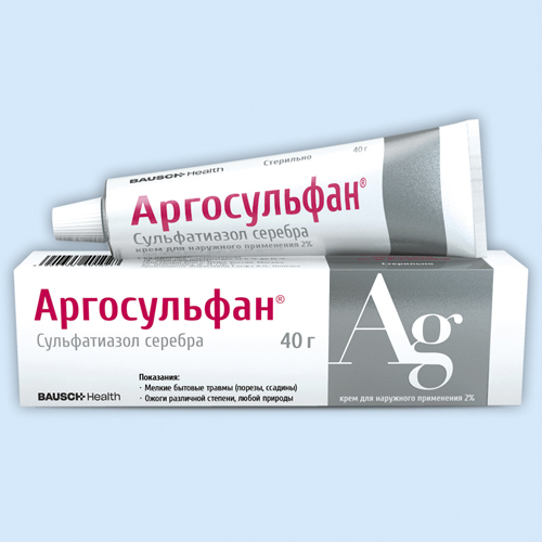 Аргосульфан инструкция по применению цена мазь