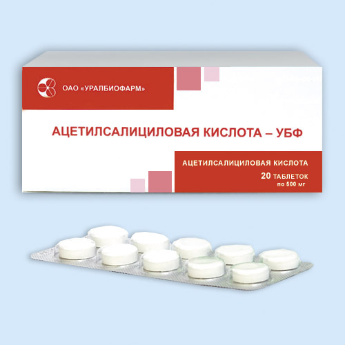 acetylsalicylic acid ubf uralbiofarm
