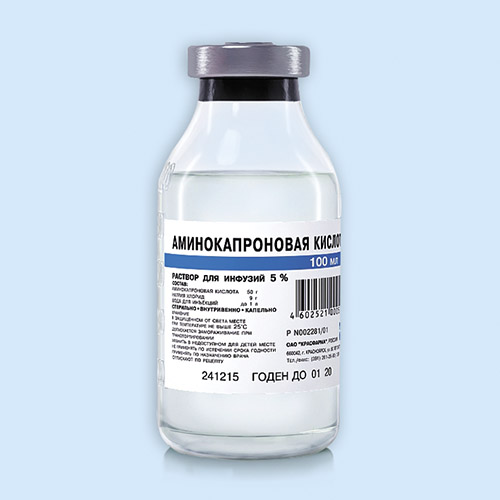 Аминокапроновая кислота инструкция по применению показания