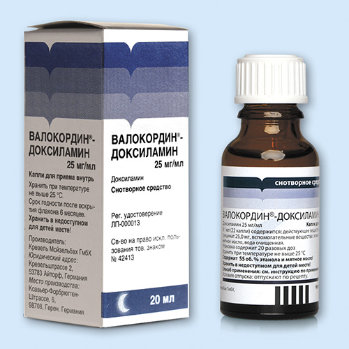 Валокордин-доксиламин инструкция по применению