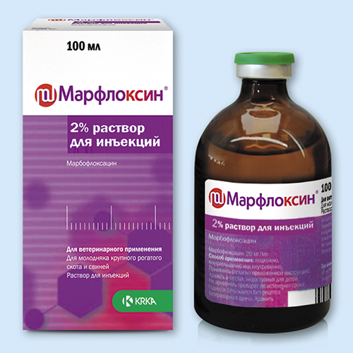 Марфлоксин 2% раствор для инъекций инструкция по применению Марфлоксин 2% раствор для инъекций инструкция по применению