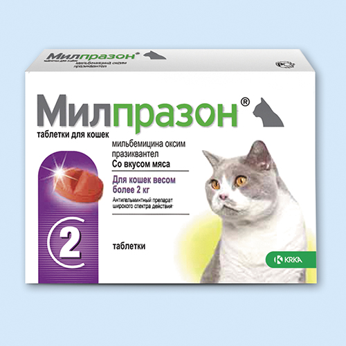 Милпразон таблетки для кошек инструкция по применению